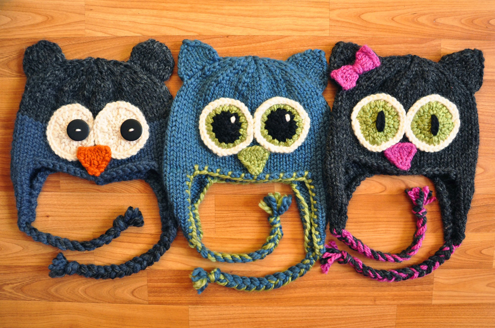 “Owl Be There” Family of Animal Hats
