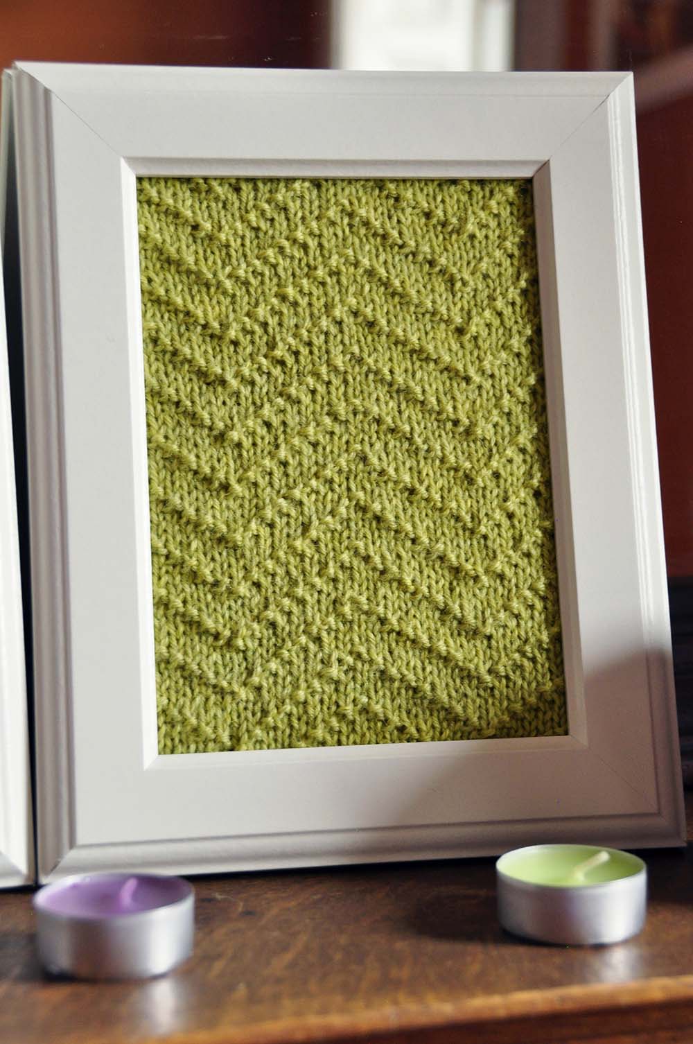 “Aztec Textures” Knitted Wall Art